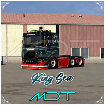 SKIN PACK SCANIA NG R+S + EKERI RIGID ADDON - KING SEA - ETS2 MOD