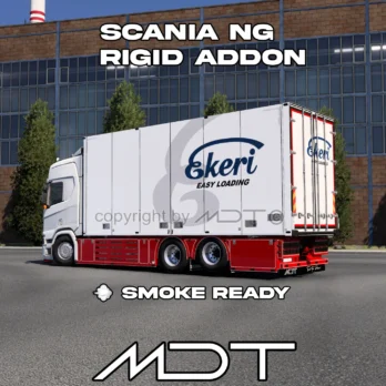MDT Scania NG R+S Ekeri Rigid Sideskirt Addon