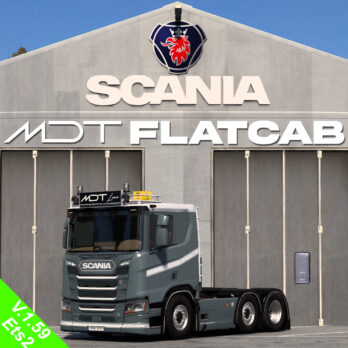 MDT | Scania R FlatCab | Cabin + Accessories + Skin + Interior Custom