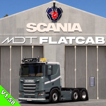 MDT | Scania R FlatCab | Cabin + Accessories + Skin + Interior Custom