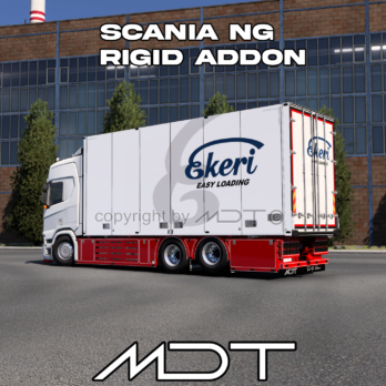 MDT Scania NG R+S Ekeri Rigid Sideskirt Addon ETS2 MOD