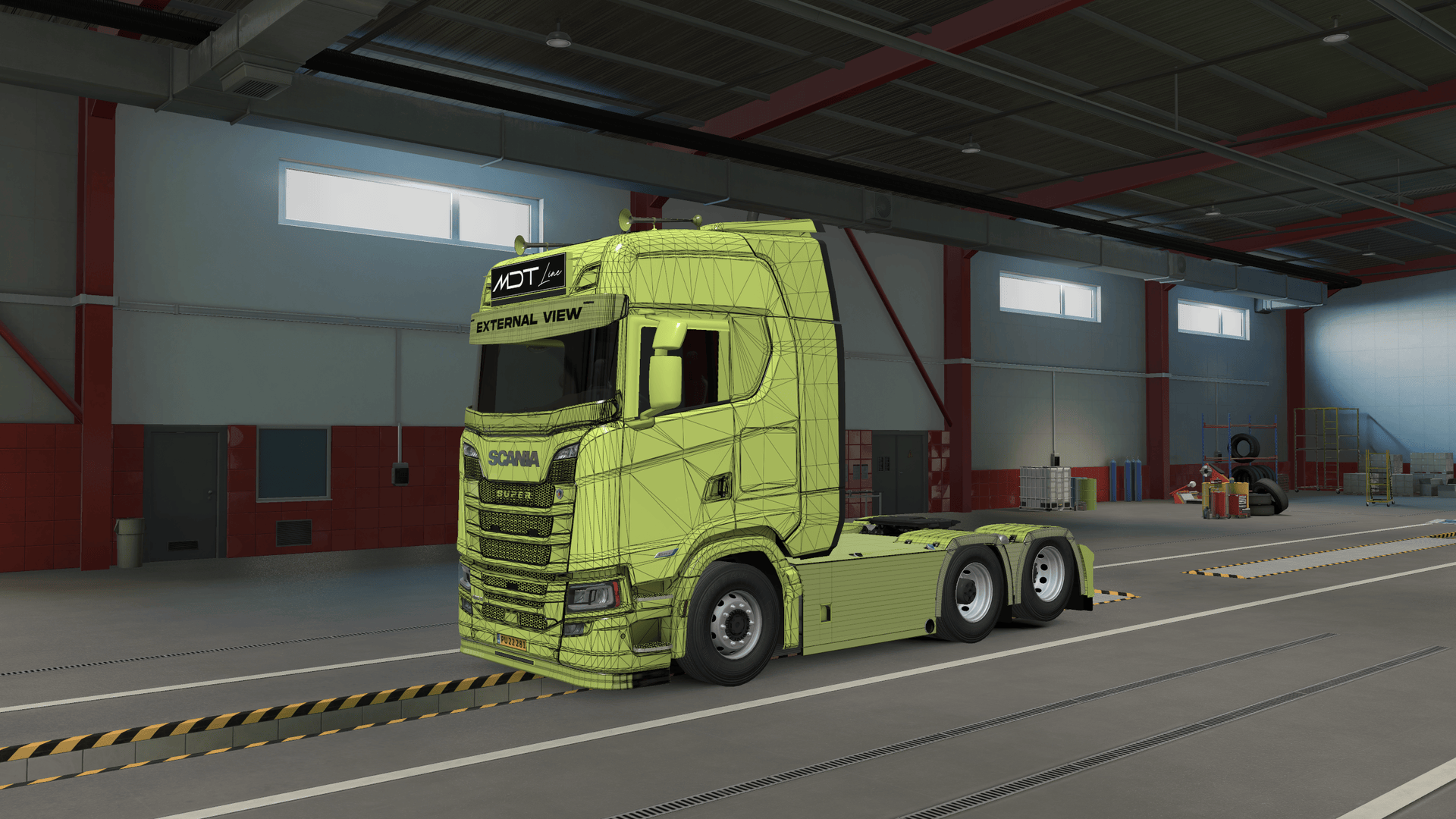 MDT Scania FlatCab rigid addon – ETS2