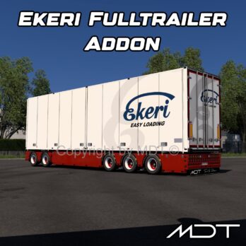 Ekeri Fulltrailer Addon | MDT | ETS2 mods