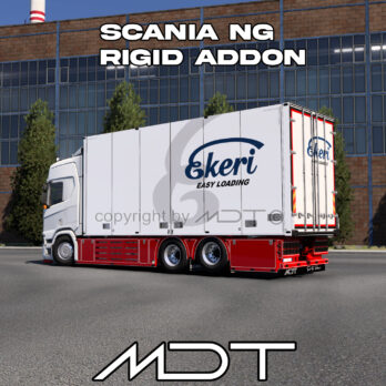 MDT Scania NG R+S Ekeri Rigid Sideskirt Addon ETS2 MOD