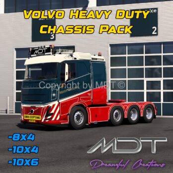 MDT | Volvo Aero/FH6 Heavy Duty Chassis Pack + Skin | ETS2 MOD