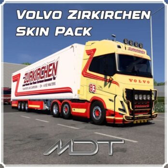 VOLVO FH16 ZURKIRCHEN - SKIN PACK - MDT - ETS2 MOD