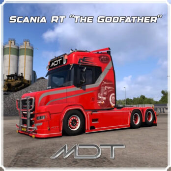 SCANIA RT/TORPEDO  "THE GODFATHER" SKIN PACK | MDT | ETS2 MOD