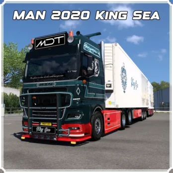 MAN 2020 KING SEA SKIN PACK - MDT - ETS2 MOD