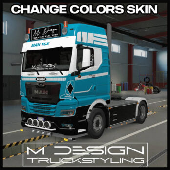 SKIN FOR NEW MAN TGX 3 - CHANGE COLORS