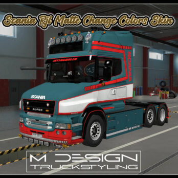 SCANIA RJL T - MATTE CHANGE COLORS SKIN PACK + KRONE TRAILER