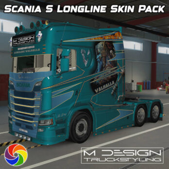 MDT SCANIA S LONGLINE THE VIKING - SKIN PACK