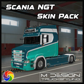 SCANIA NGT SKIN PACK - MULTICOLORS - ETS2 MOD