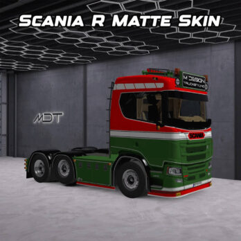 Scania R 2016 Next Gen - UPDATE - MATTE CHANGEABLE SKIN