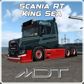 SCANIA RT - KING SEA - SKIN PACK - MDT - ETS2 MOD