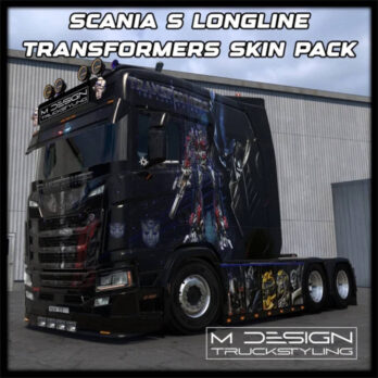 SCANIA S LONGLINE - TRANSFORMERS SKIN PACK