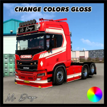 Scania R 2016 " ROCHE" Next Gen - MATTE & GLOSS Skin Pack