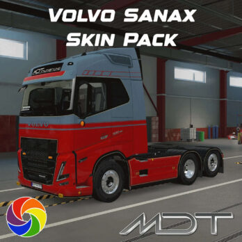 VOLVO FH 2022 by SANAX + EKERI SKIN PACK | MULTICOLORS | GLOSS + MATTE | ETS2 MODS | MDT