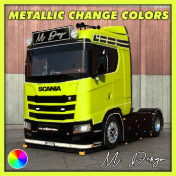 SKIN  SCANIA 2016 S NG - METALLIC CHANGE COLORS