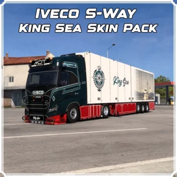 IVECO S-WAY KING SEA skin pack - MDT - ETS2 mod