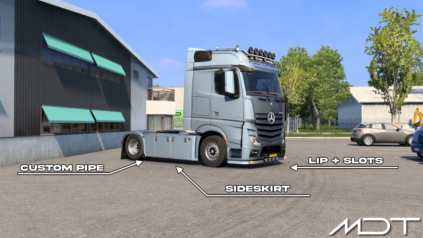 MDT Actros Parts - M Design Truckstyling S.r.l.