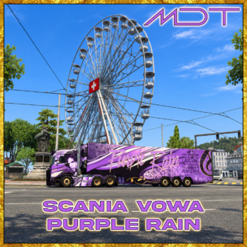 MDT - SCANIA R 650 VOWA PURPLE RAIN | STANDALONE